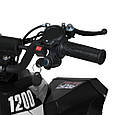 Дитячий квадроцикл Profi Cross GSX-R 1200W (чорний колір), фото 10