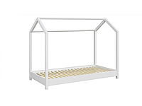 Ліжко-будиночок для дитини Bella біле 160x80