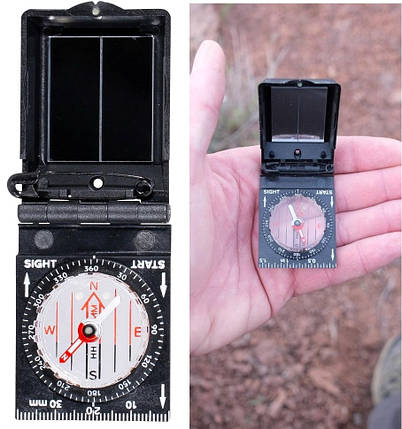 Silva Ranger SL | Точний картографічний компас з прицільним дзеркалом для туристів, альпіністів, мисливців та військових, фото 1