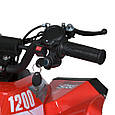 Дитячий квадроцикл Profi Cross GSX-R 1200W (червоний колір), фото 9