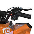 Дитячий квадроцикл Profi Cross GSX-R 1200W (помаранчевий колір), фото 6