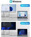 Адаптер USB-HDMI Lemorele LC06 1080P (USB 3.0 Male to HDMI Female), зовнішня відеокарта для підключення додаткового монітора, фото 6