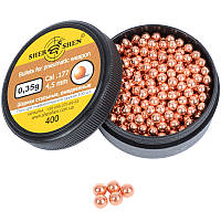 Шарики для пневматики Шершень стальные омедненные (400шт)