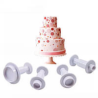 Плунжер Круг міні 4 шт (кнопка)