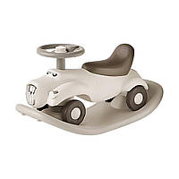 Детская машинка толокар Rocking Horse, Ретро толокар для детей и с платформой для качания UKR