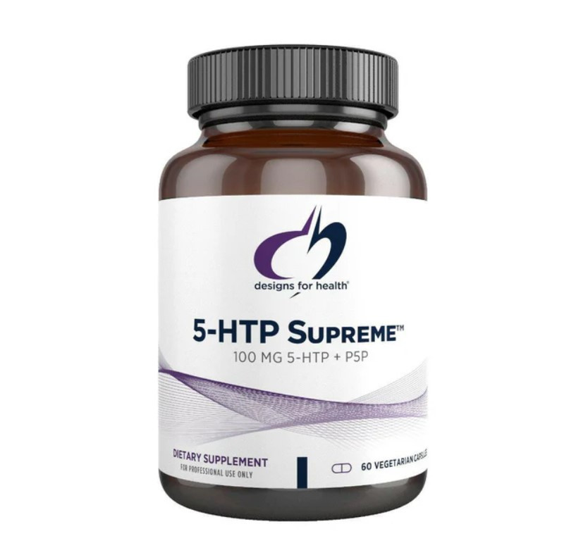 Designs for Health 5-HTP Supreme / 5-HTP Підтримка здорової роботи мозку, настрою та сну 60 капсул