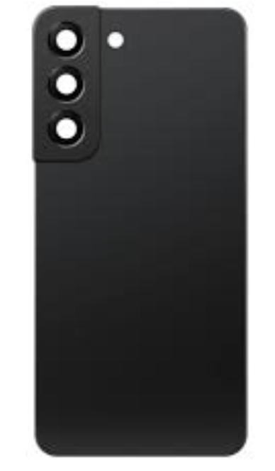 Задня кришка для Samsung S901B Galaxy S22 5G, чорна, Phantom Black, оригінал (54) + скло камери, фото 1