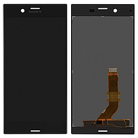Дисплей (екран) для Sony F8331 Xperia XZ, F8332 + тачскрин, чорний
