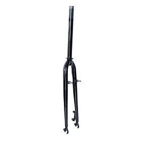 Вилка 28" жорстка ST 1-1/8 шток-290mm безрізьбова disc/v-br чорний