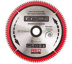 Пиляльний диск RED TECHNIC RTZTWD0082, 255x30x2.8, 100Z