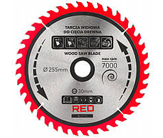 Пиляльний диск RED TECHNIC RTZTWD0082, 255x30x2.8, 40Z