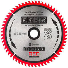 Пиляльний диск RED TECHNIC RTZTWD0082, 255x30x2.8, 60Z
