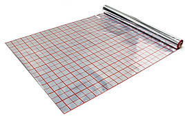 Плівка для теплої підлоги з розміткою Capricorn LDPE 50 m x 105 (алюмінієва фольга) 8-1630-105-00-21-00