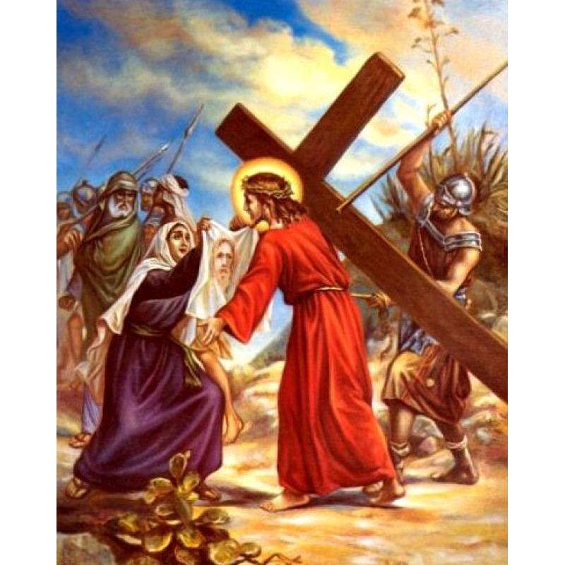 Алмазна вишивка (набір) "Жест Вероніки" (DM-449), фото 1