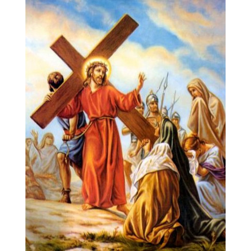 Алмазна вишивка (набір) "Зустріч з єрусалимськими жінками" (DM-451), фото 1