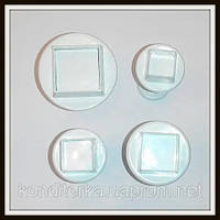 Плунжер Квадрат міні 4 шт (кнопка)