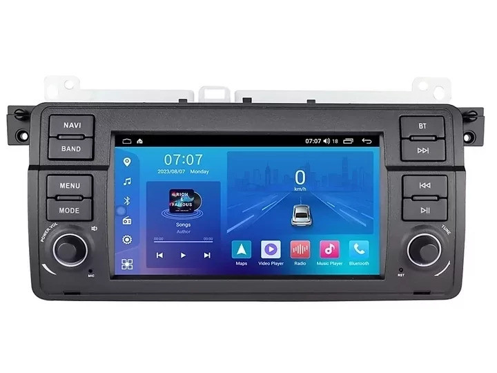 Штатна магнітола андроїд BMW X3 E46 Android 12- 4+32G Автомагнітола 2дин, штатний головний пристрій бмв