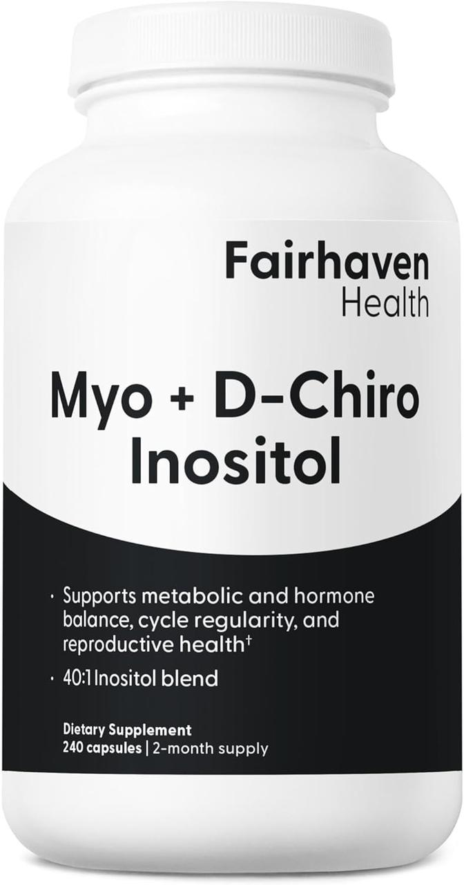Fairhaven Health Myo + D-Chiro Inositol 240 капсул