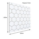 Самоклеюча вінілова плитка 600х600х1,5мм, ціна за 1 шт. (СВП-212) Глянець SW-00000518, фото 3