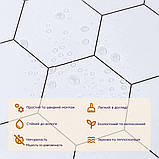 Самоклеюча вінілова плитка 600х600х1,5мм, ціна за 1 шт. (СВП-212) Глянець SW-00000518, фото 4