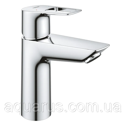 Одноважільний змішувач для раковини M-Size Grohe BauLoop New з нажимним донним клапаном (23886001), фото 1