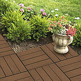 Композитна плитка WPC 30х30х2см Натуральне дерево (D) SW-00001711, фото 7