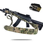 Ремінь збройовий RAGNAROK триточковий з широким наплічником "KRAKEN" carbine Мультикам