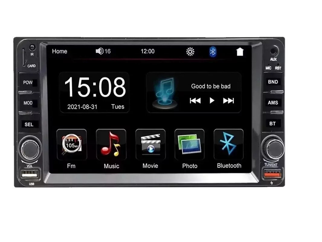 Штатна магнітола андроїд TOYOTA 7" UNIVERSAL Автомагнітола 2дин 4/32, штатний головний пристрій Tota