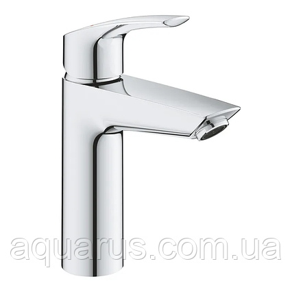 Одноважільний змішувач для раковини M-Size Grohe Eurosmart New з натискним донним клапаном (23923003), фото 1