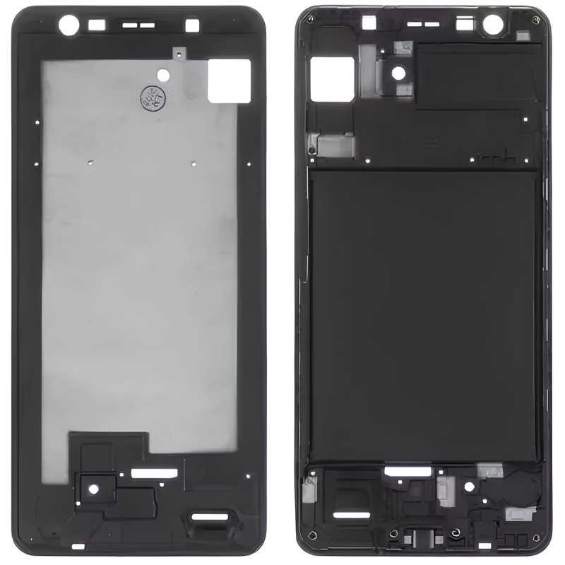 Рамка дисплея Samsung A750 Galaxy A7 (2018) black