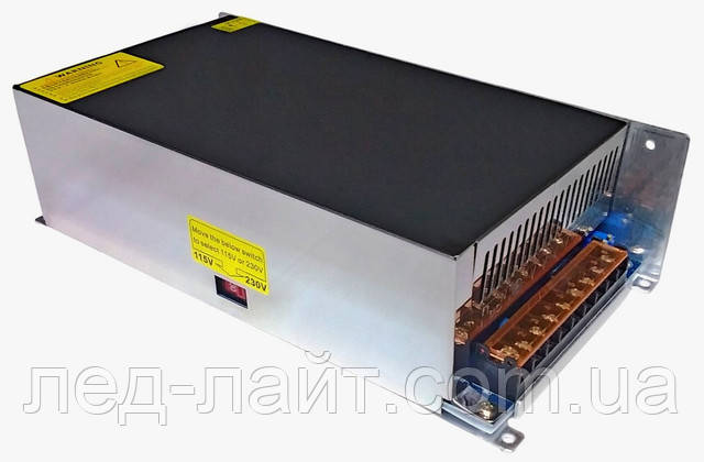Блок питания 28В 42А 1200Вт перфорированный корпус