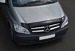 Дефлектор капоту для Mercedes Viano 2004-2014 Полікарбонат
