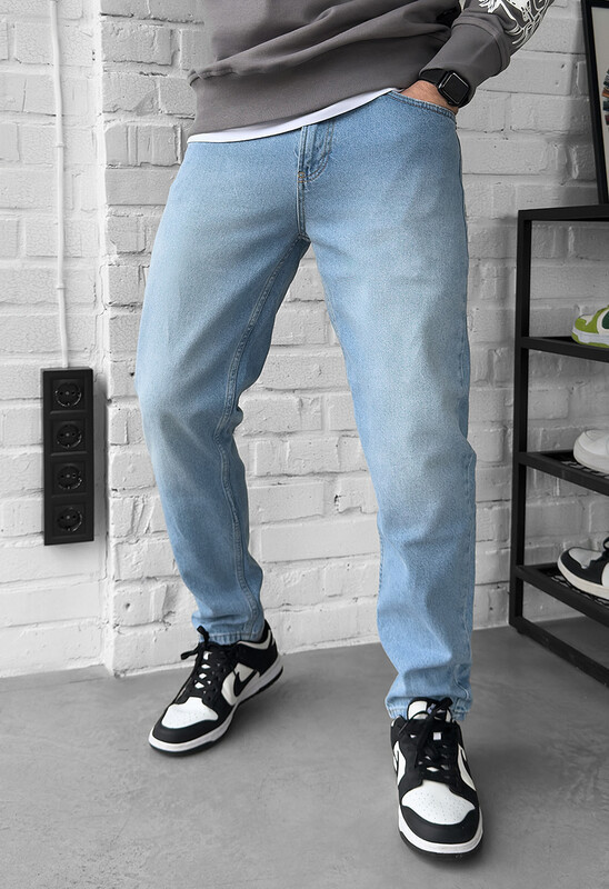 Світло-сині джинси для чоловіків Staff 5 light blue2 regular, фото 1