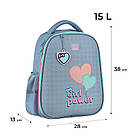 Рюкзак шкільний напівкаркасний GoPack GO25-165M-1 Education Girl Power, фото 4