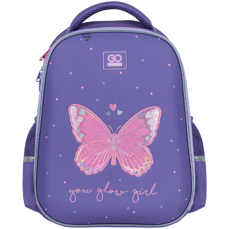 Рюкзак шкільний напівкаркасний GoPack Education Glowing GO25-165M-4