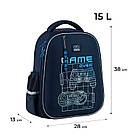 Рюкзак шкільний напівкаркасний GoPack GO25-165M-7 Education Level Up, фото 3