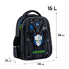 Рюкзак шкільний напівкаркасний GoPack Education Warrior GO25-165M-6, фото 4