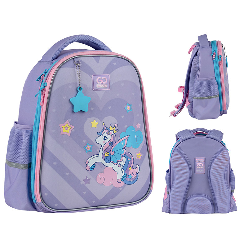 Рюкзак шкільний напівкаркасний GoPack GO25-165S-1 Education Cute Pony