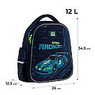 Рюкзак шкільний напівкаркасний GoPack  GO25-165S-4Education Speedway, фото 3