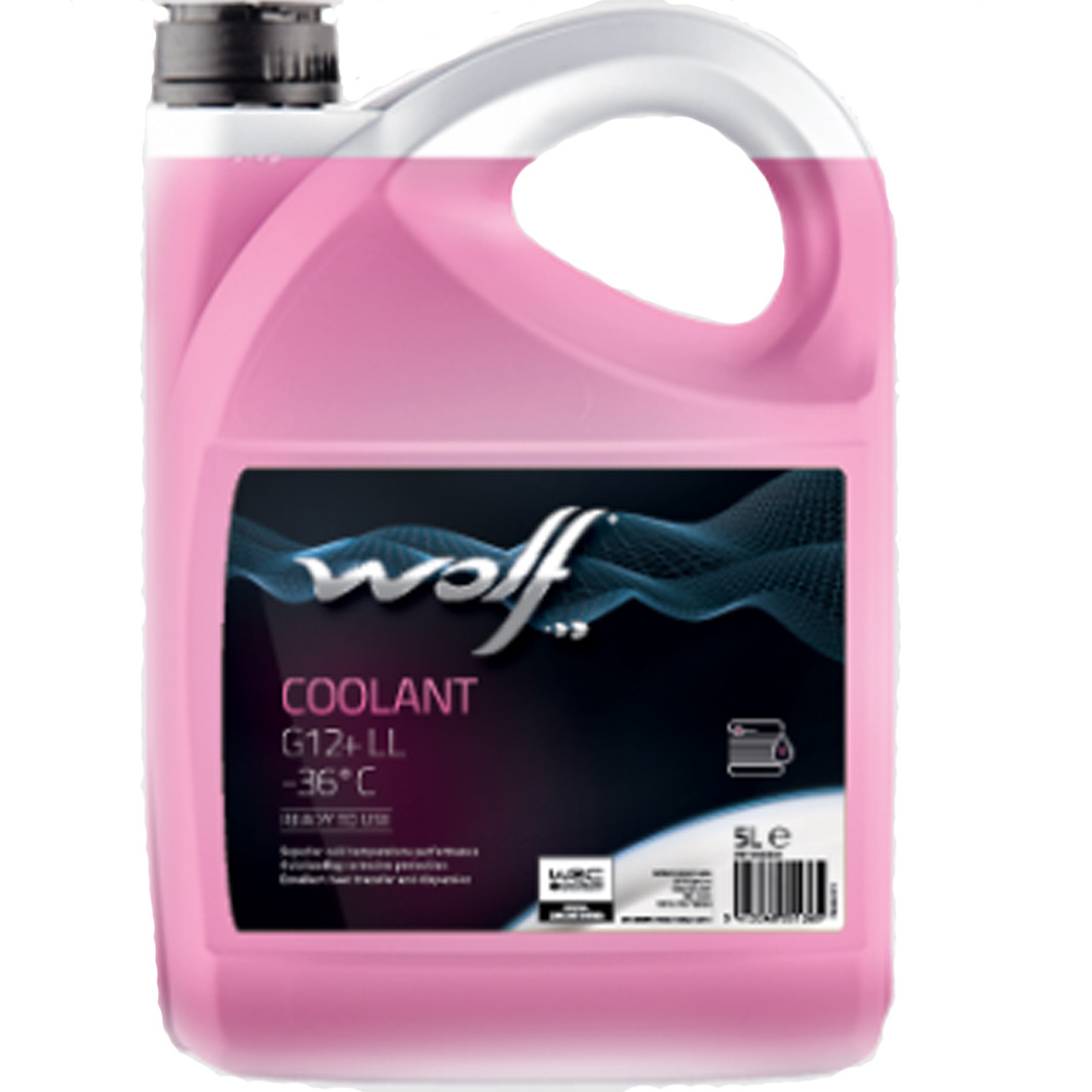 Wolf Coolant G12+ LL -36°C, 5 л (1052660) готовий антифриз, фото 1
