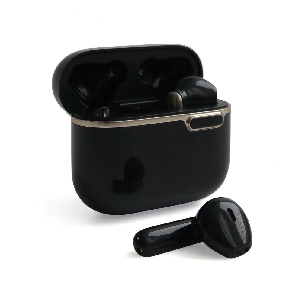 Навушники TWS Bluetooth WALKER WTS-55, сенсорне керування, мікрофон, LED-дисплей, чорні