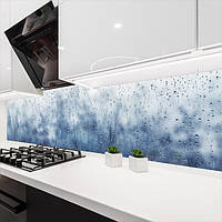 Наклейка на кухонный фартук 60 х 200 см, фотопечать с защитной ламинацией, зимнее дыхание