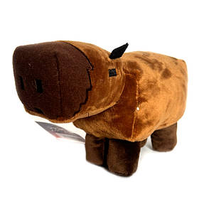 М`яка іграшка Капібара Водосвинка Minecraft майнкрафт коричнева плюш Україна 22*13см (00663-99)
