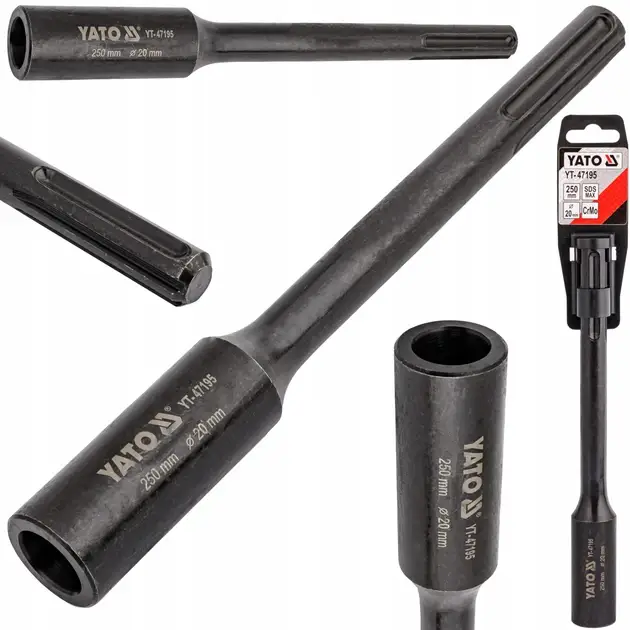 Насадка бойник для штырей заземления SDS-Max 20х250 мм YATO YT