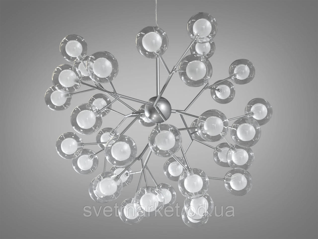 Сучасна підвісна люстра 887-36B SL, фото 1