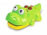 Гра 0699-NL крокодил 24см, музика, звук, світло, рухає головою, на батарейці, в коробці, 26,5-17-14см, фото 2
