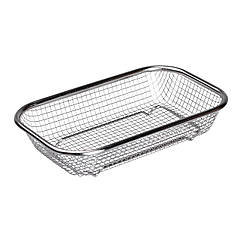 Сито-кошик для миття овочів та фруктів 24х15х5 см друшляк з нержавіючої сталі Lugi