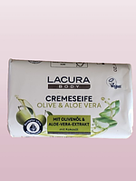 Мило  з олією Оливи й Алое Вера Lacura  Cremeseife Body Olive & Aloe Vera 150 гр