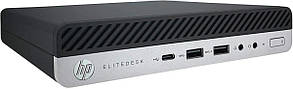 Б/в Неттоп HP EliteDesk 800 G4 Desktop Mini USFF| Core i5-8600| 8 GB RAM| 256 GB SSD NVMe| UHD 630, фото 4
