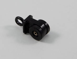 Бігунок до електрокарнизу Torro, Somfy на ролику  Чорний